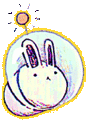 Happy Space Bunny