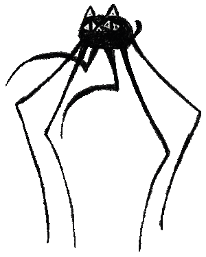 Spider Cat Hurt (Unused).gif