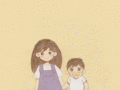 Child Mari and Baby Sunny.