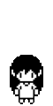 Unused sprite of Mari (Spirit) turning into Something.